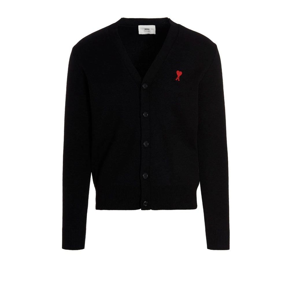아미 드 꾀흐 엠브로이더리 니트 가디건 (국내배송) (4COLOR)