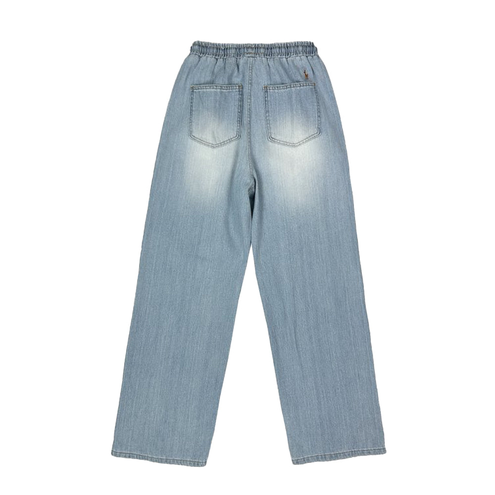 폴로 린넨 데님 팬츠 (국내배송) (2COLOR)