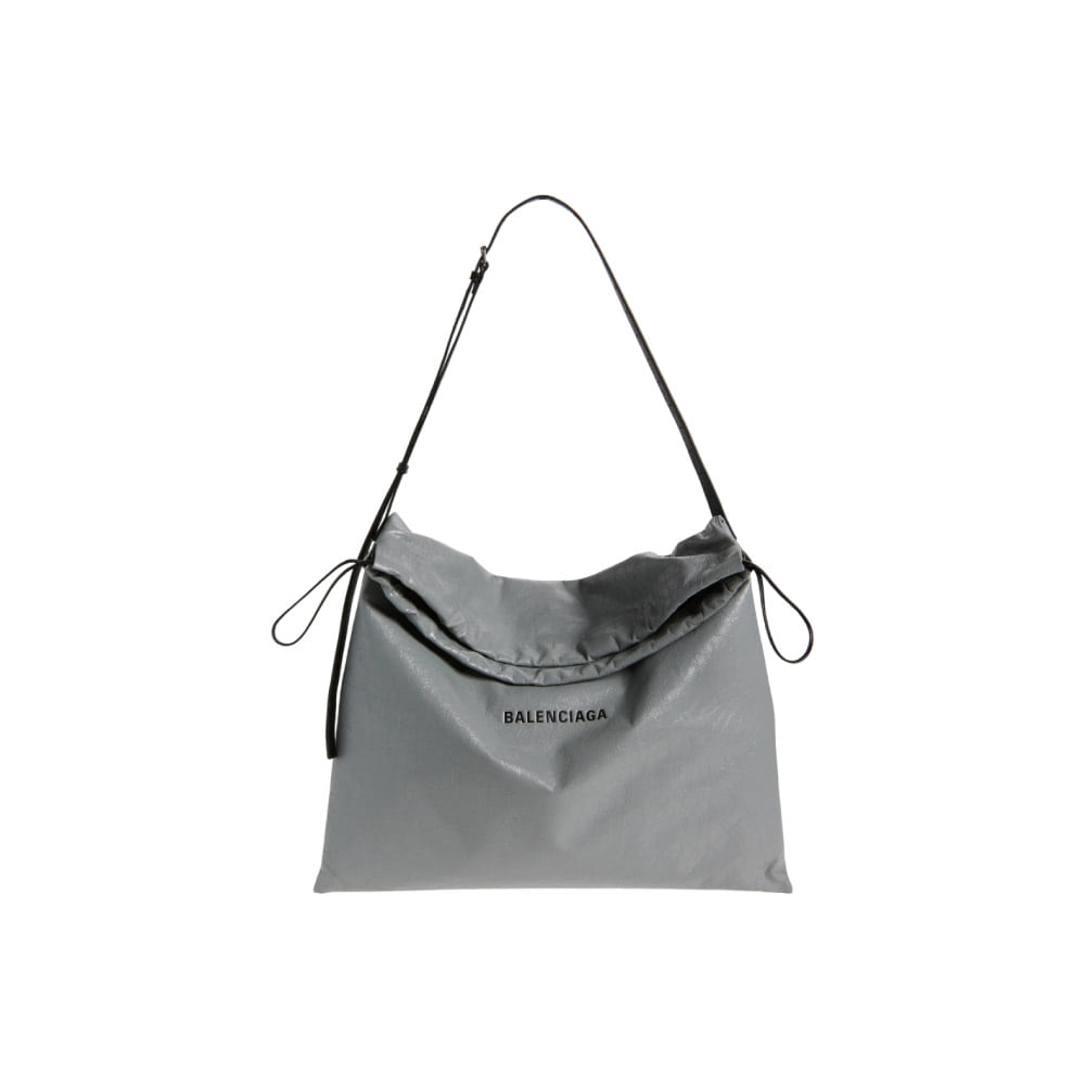 발렌시아가 라지 쇼퍼 더스트백 그레이