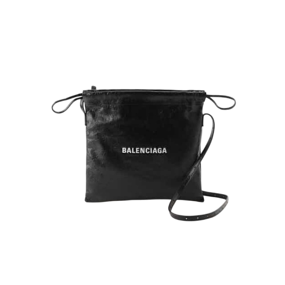 발렌시아가 라지 쇼퍼 더스트백 블랙