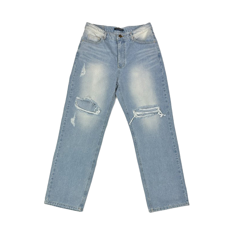 아크네 데미지 데님 팬츠