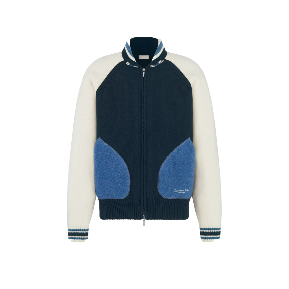 디올 은방울꽃 바시티 자켓