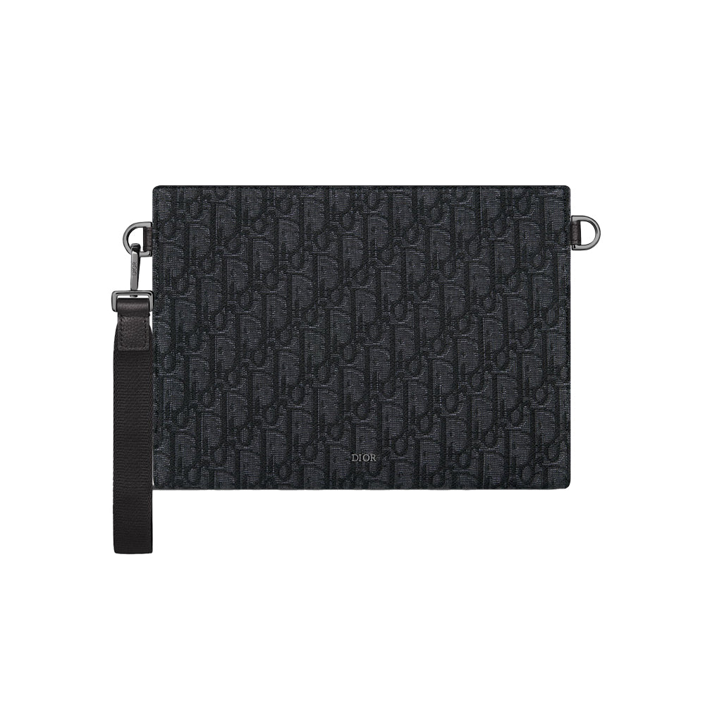 디올 A5 트라이앵글 오블리크 파우치 클러치백