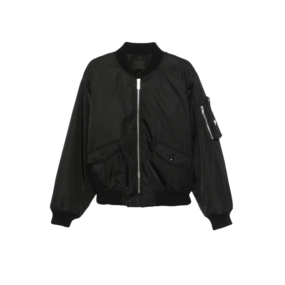 프라다 트라이앵글 로고 봄버 MA-1 자켓