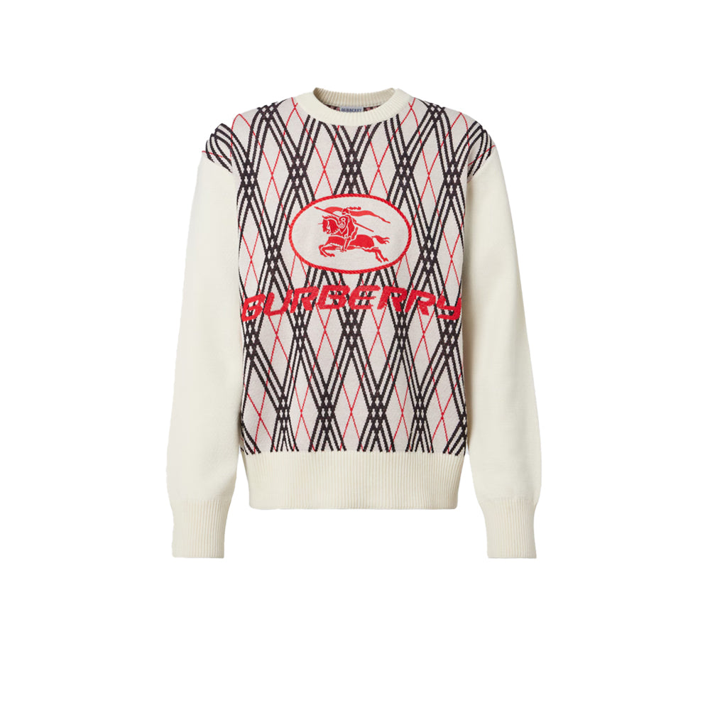 버버리 아가일 체크 울 블렌드 스웨터(국내배송)(당일배송)