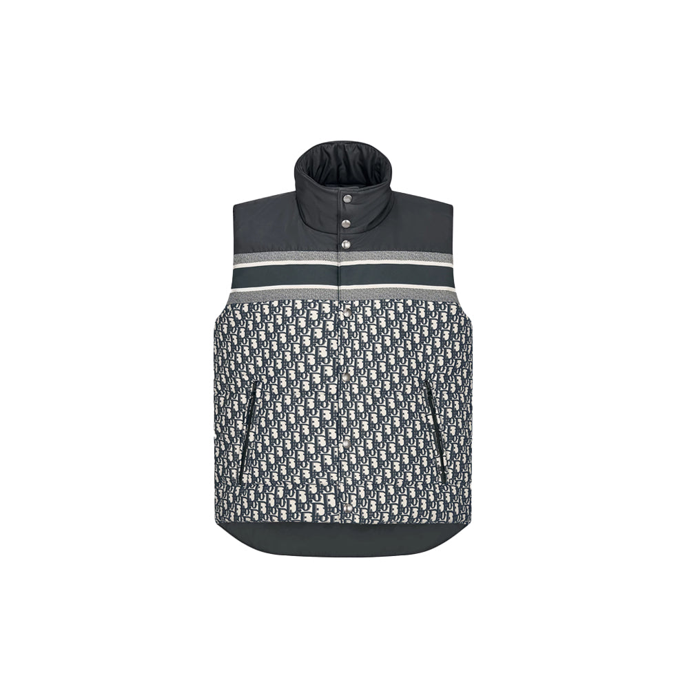 크리스챤 디올 오블리크 리버시블 슬리브리스 다운 베스트