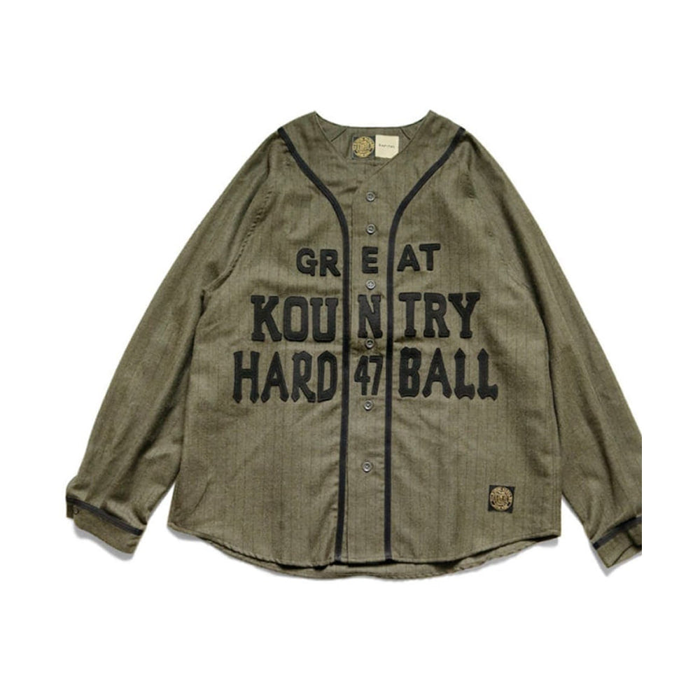 캐피탈 베이스볼 롱슬리브 셔츠자켓 (국내배송)