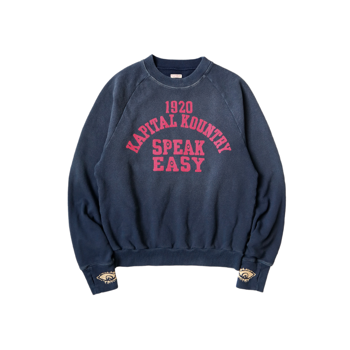 캐피탈 래글런 크루넥 플리스 스웨트 셔츠 (국내배송)