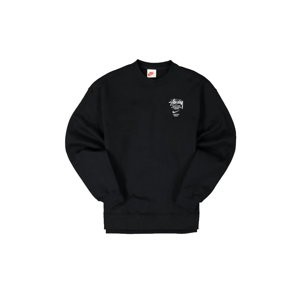 나이키 × 스투시 NRG ZR 플리스 크루넥 (블랙) (국내배송) (당일배송)