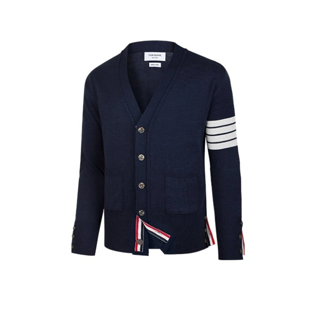 톰브라운 4바 스트라이프 캐시미어 가디건 (3COLOR) (국내배송)