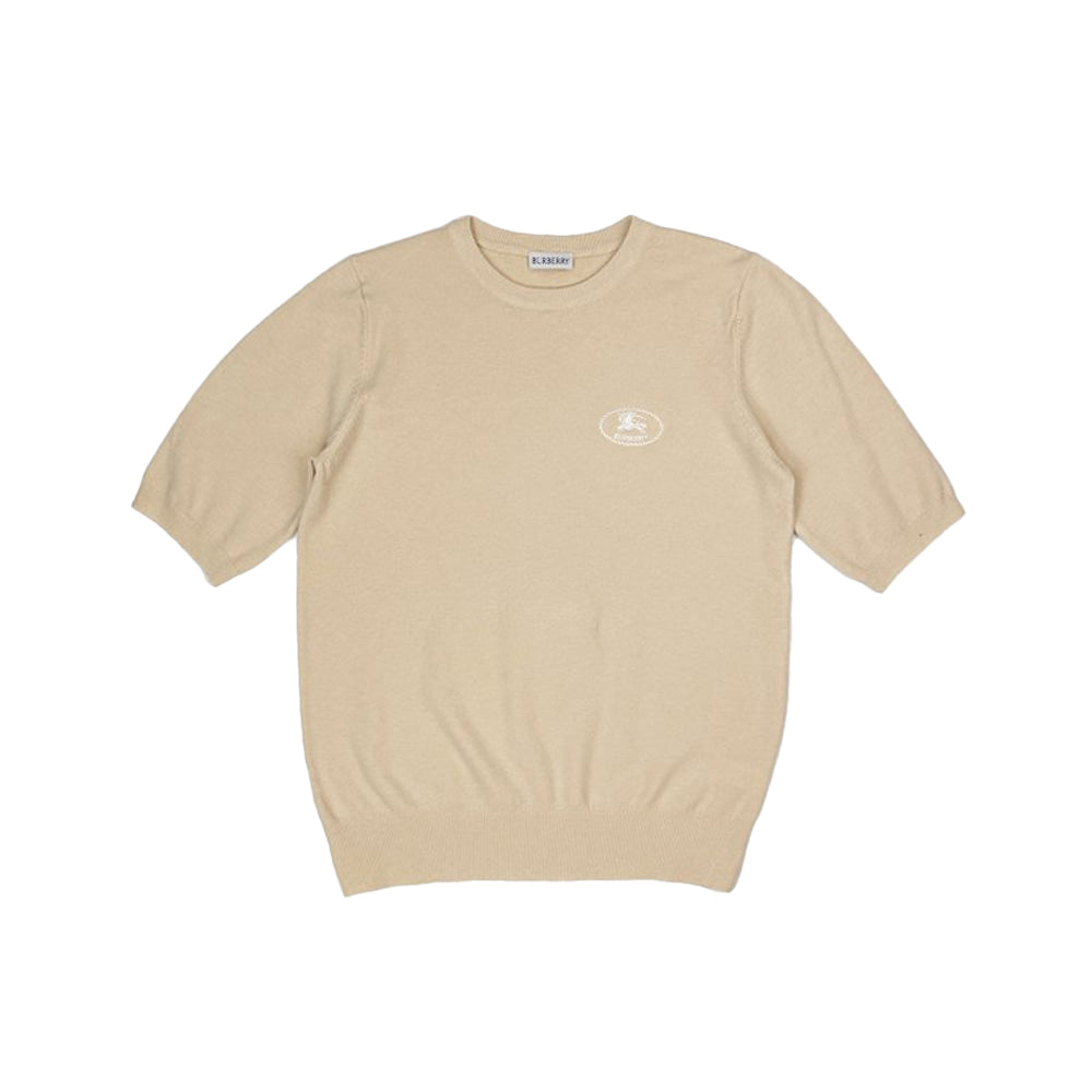 버버리 나이트 스탬프 자수 니트 반팔 (여성)(국내배송)(4COLOR)