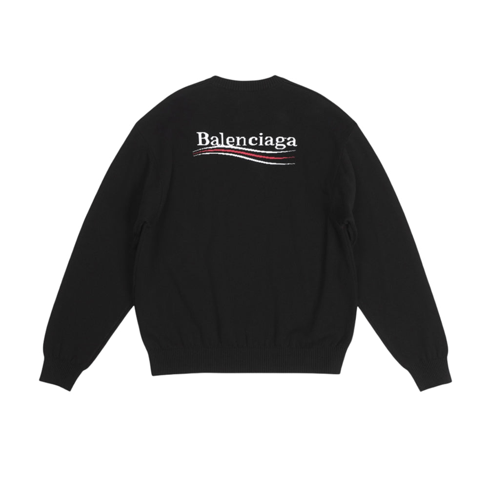 발렌시아가 폴리티컬 캠페인 로고 자수 맨투맨(국내배송)(4color)