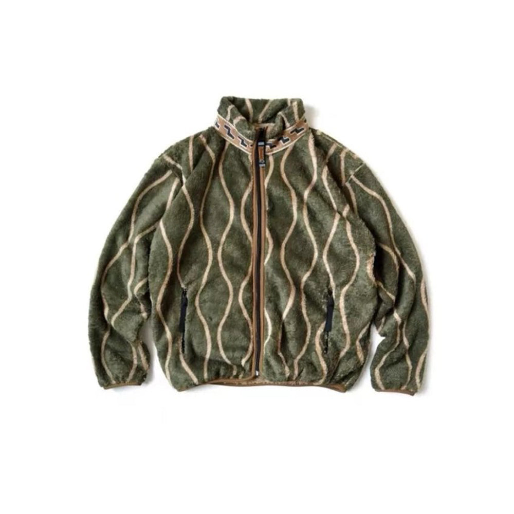 캐피탈 드렁큰 스트라이프 플리스 집업(국내배송)