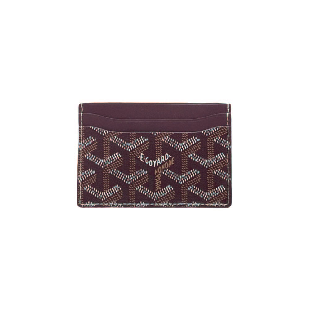 고야드 카드지갑 버건디