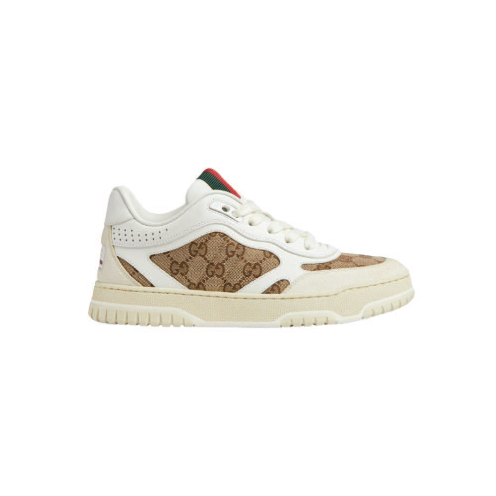 구찌 에보니 오리지널 GG 캔버스 스니커즈 베이지