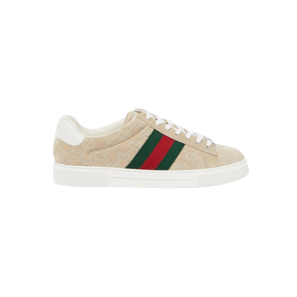 구찌 에이스 웹 오트밀 스니커즈