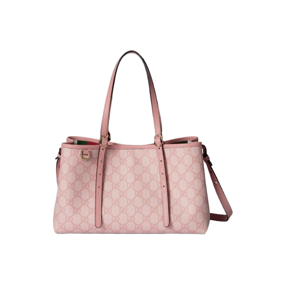 구찌 GG 엠블럼 스몰 토트백 핑크