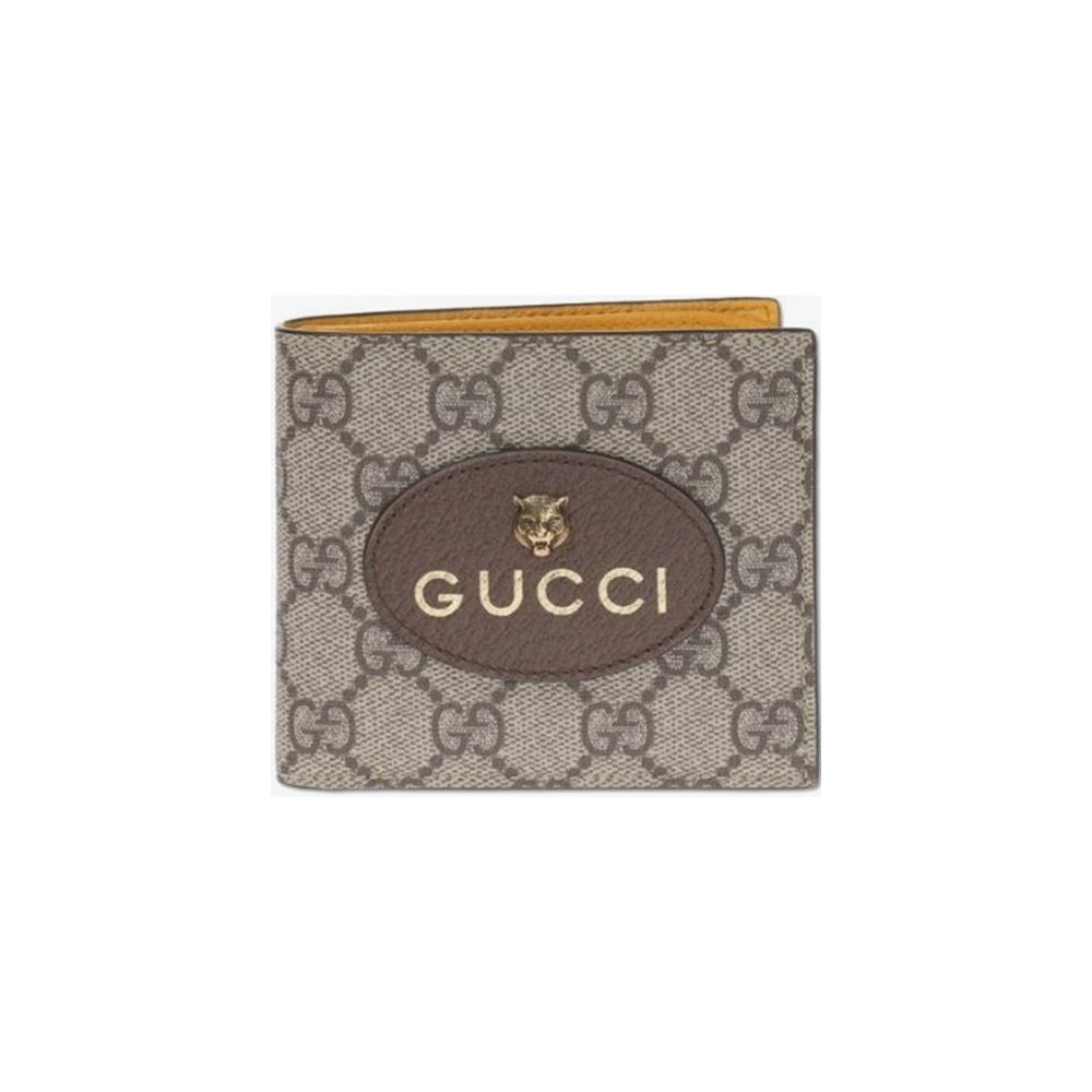 구찌 네오 빈티지 GG수프림 반지갑 베이지 에보니