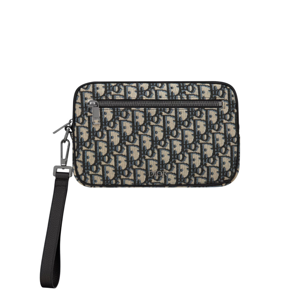 디올 토일렛 자카드백 오블리크 앤 베이지 블랙