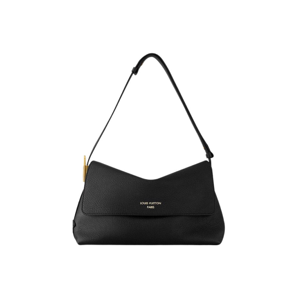 루이비통 로우 키 메신저 핸드백 블랙