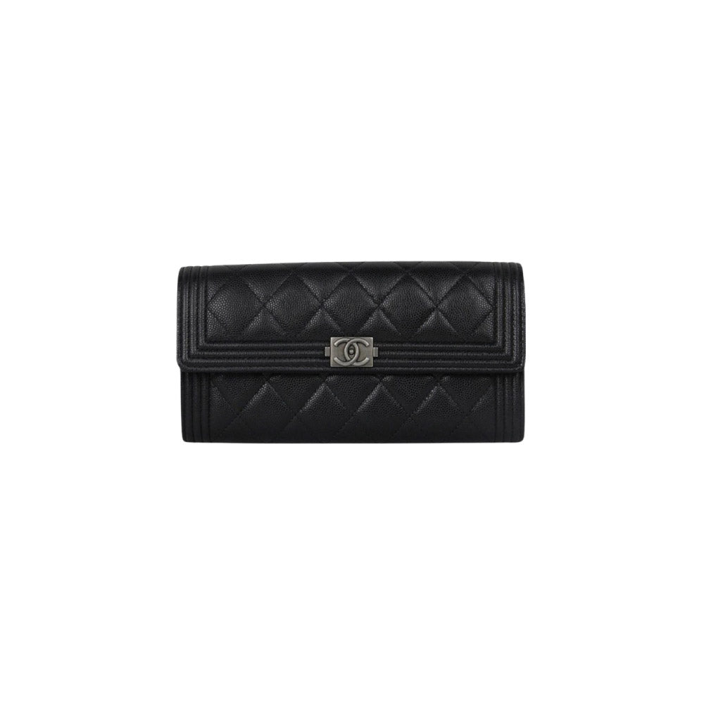 샤넬 캐비어 보이 장지갑