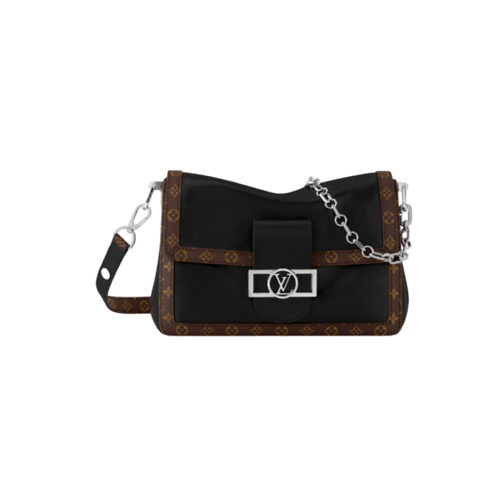 루이비통 도핀 소프트 MM 블랙 숄더백