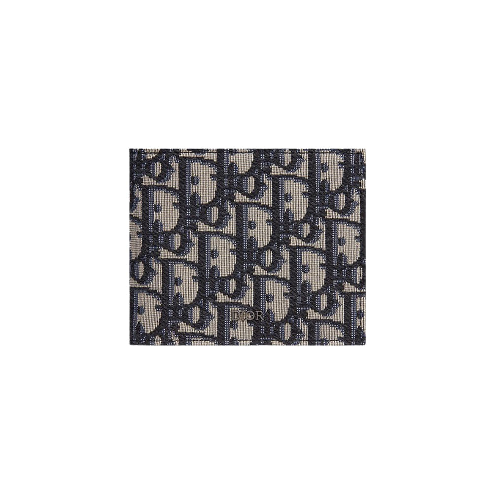 디올 오블리크 자카드 반지갑 (국내배송)