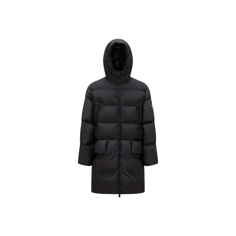 몽클레어 보소나 후드 롱태딩 블랙