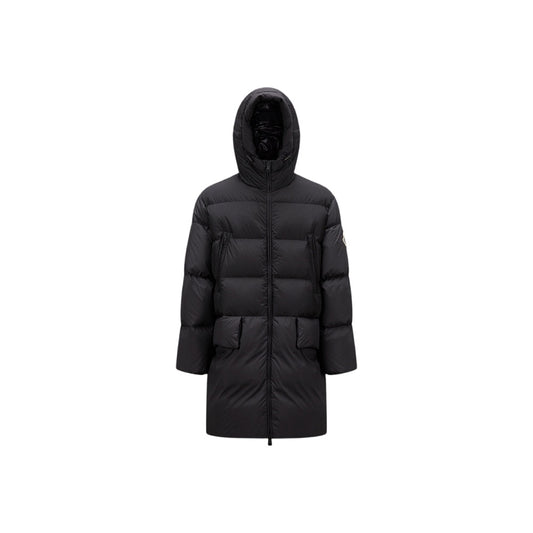 몽클레어 보소나 후드 롱태딩 블랙