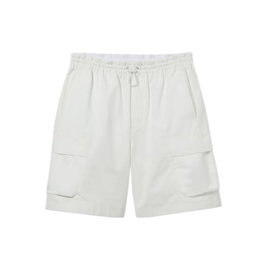 구찌 화이트 코튼 포플린 엘라스틱 웨이스트 카고 쇼츠