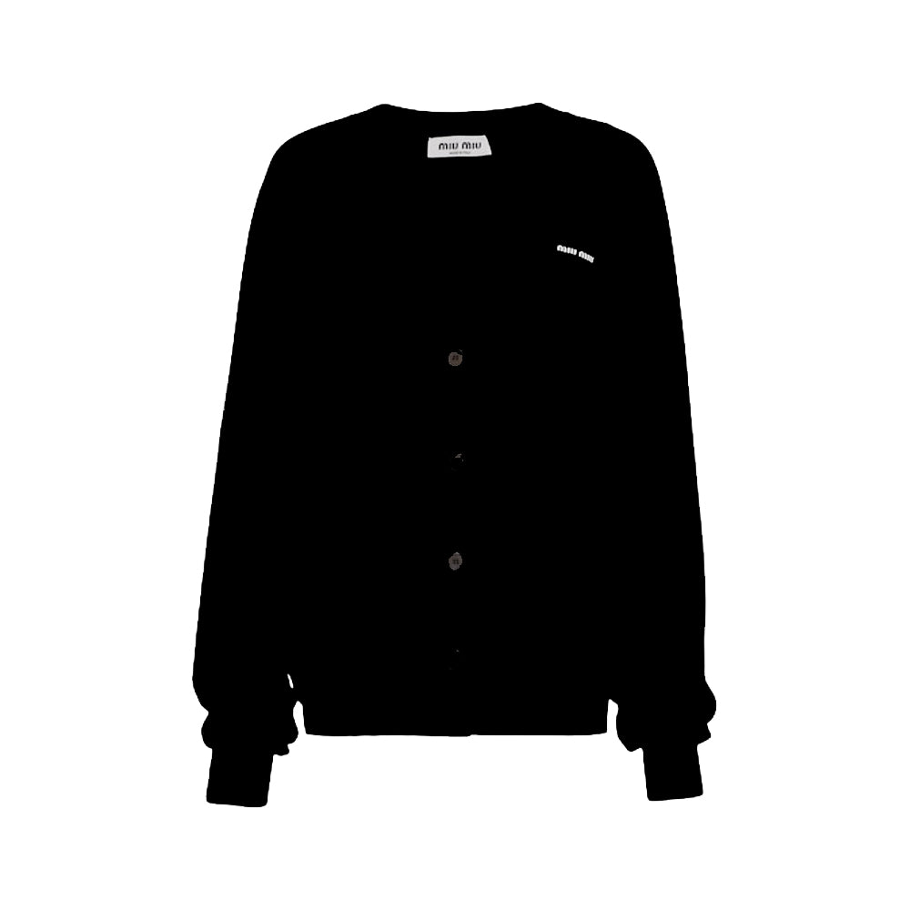 미우미우 캐시미어 브이넥 가디건 (2COLOR) (국내배송)