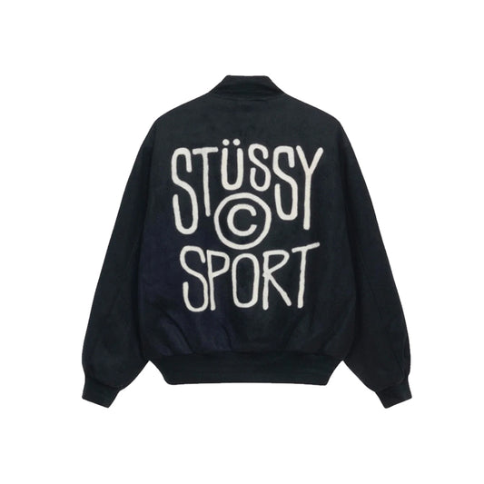 스투시 스포츠 멜튼 바시티(블랙) (국내배송)