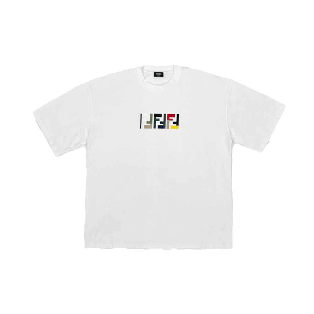 펜디 로고 자수 티셔츠 (국내배송)