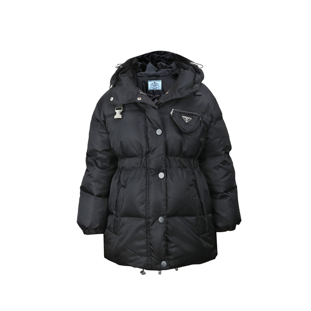 프라다 리나일론 포켓 디테일 패딩 재킷(블랙) (국내배송)