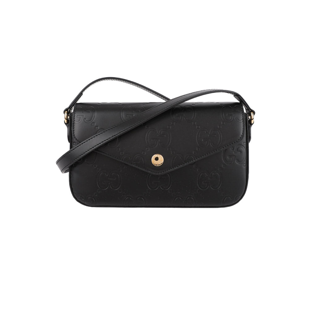 구찌 GG 수퍼 미니 숄더백 블랙