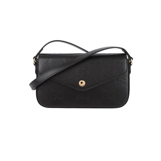 구찌 GG 수퍼 미니 숄더백 블랙