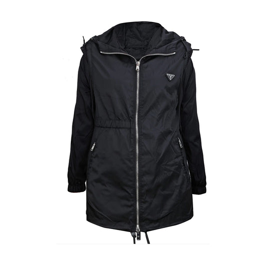 프라다 리나일론  여자 후드 자켓 (블랙) (국내배송)