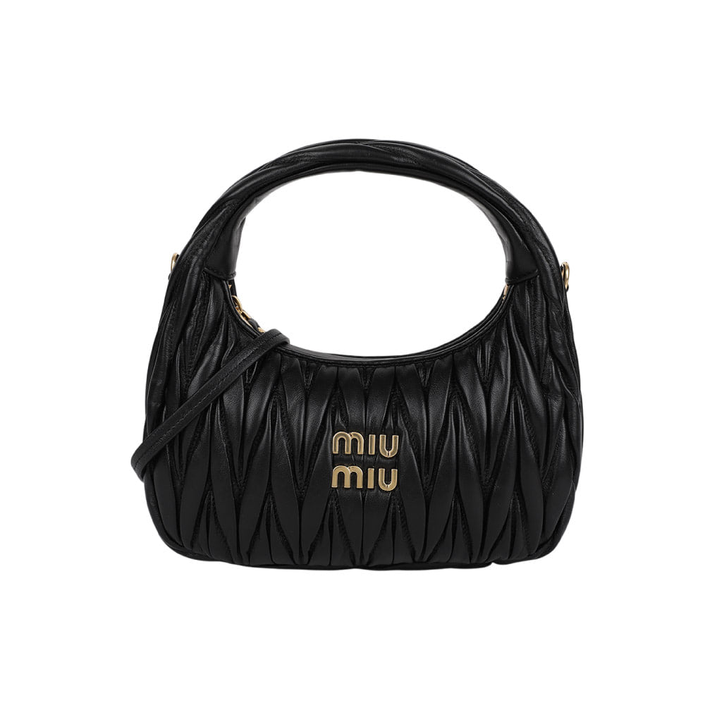 미우미우 완더 마테라쎄 여성 호보백