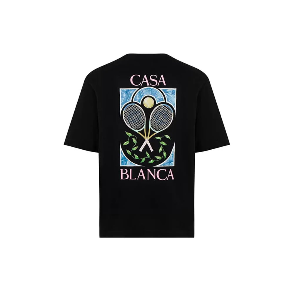 카사블랑카 테니스 파스텔 오가닉 티셔츠 (국내배송) (2COLOR)(FREE)