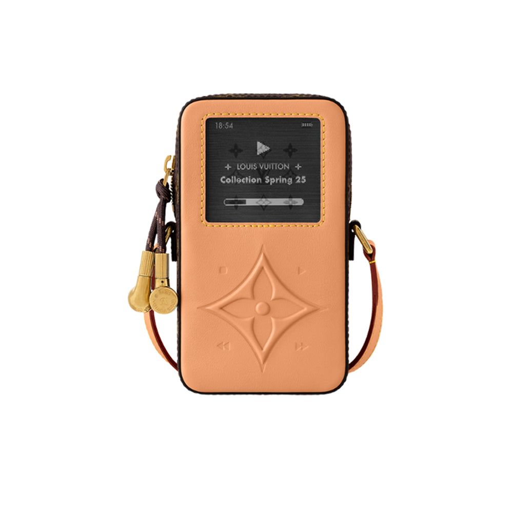 루이비통 뮤직 플레이어 웨어러블 월렛 모노그램