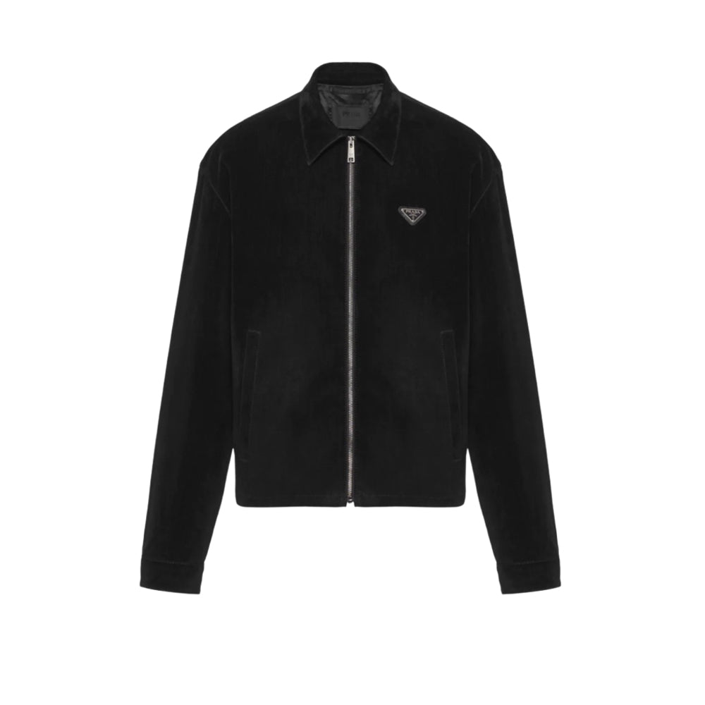 프라다 벨벳 블루종 자켓(국내배송)(당일배송)