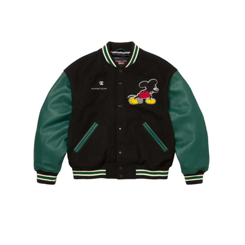 슈프림 X 넘버나인 X 미키마우스 바시티 자켓(2COLOR)