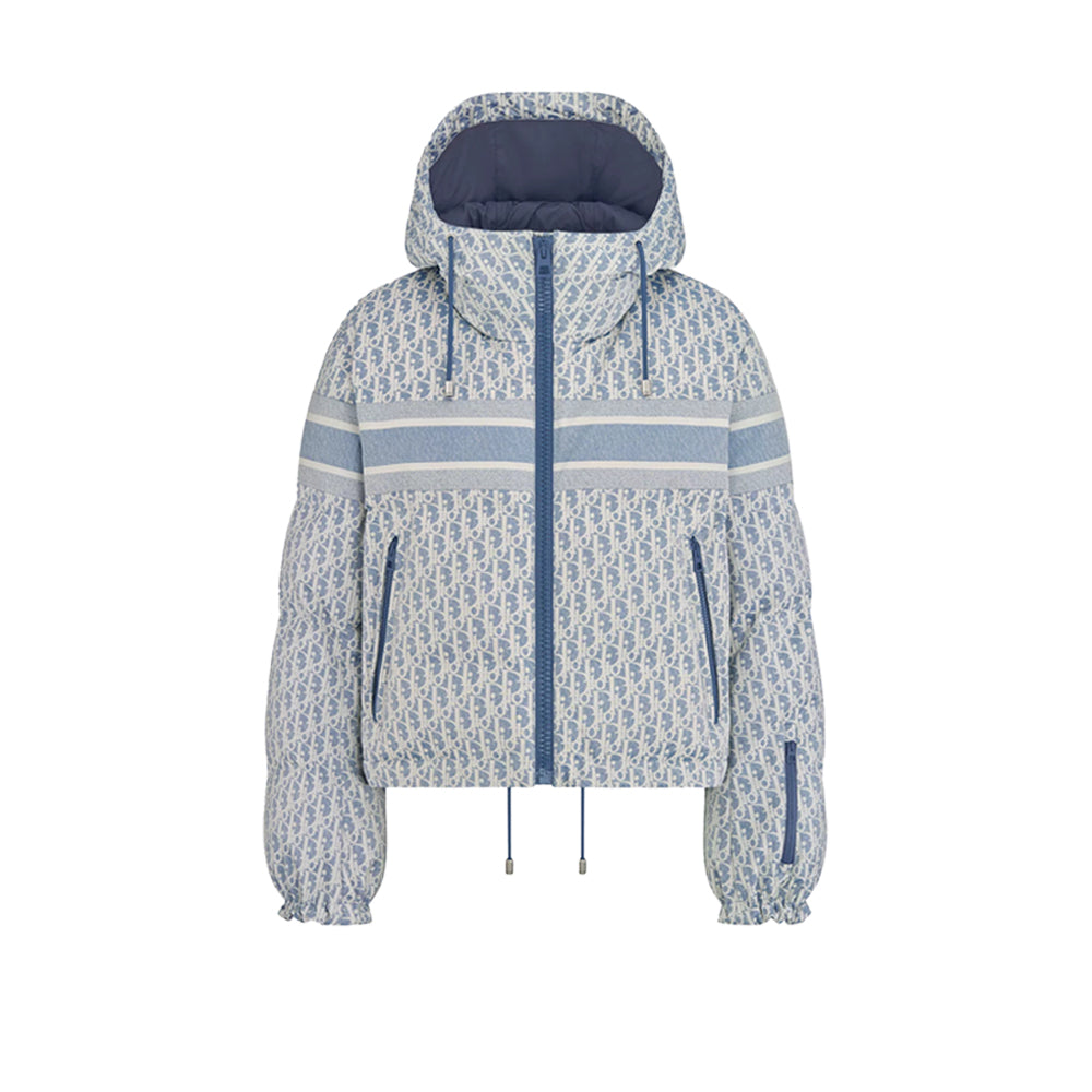 디올 오블리크 테크니컬 크롭 푸퍼 자켓