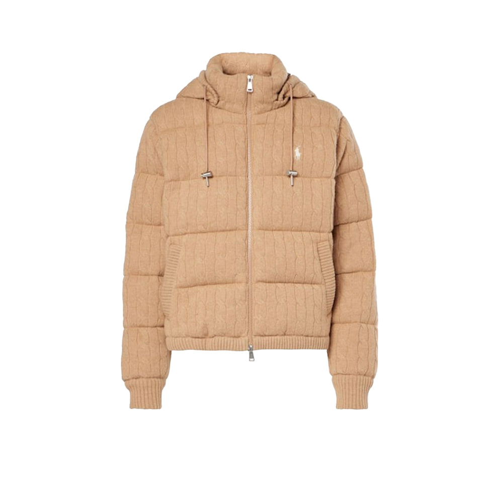 폴로 랄프로렌 케이블니트 울 캐시미어 다운자켓(2COLOR)