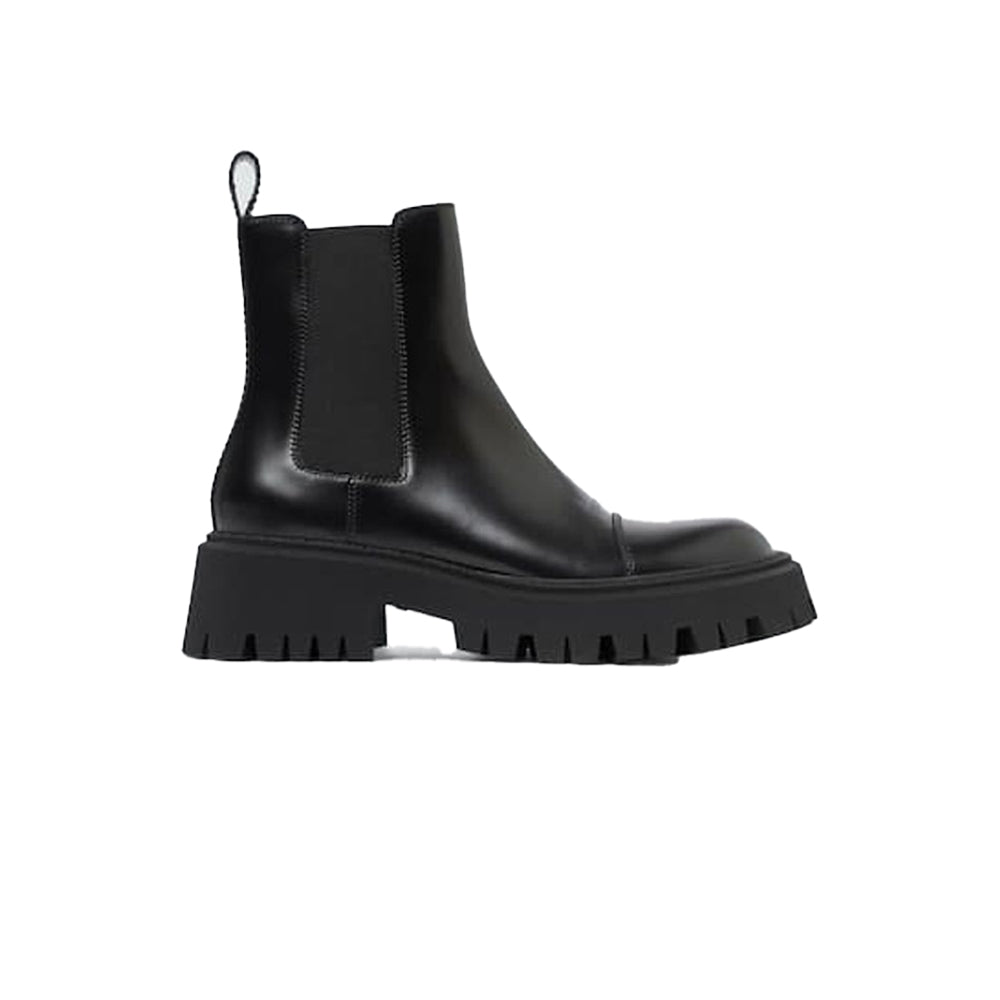 발렌시이가 레더 앵클 첼시 부츠