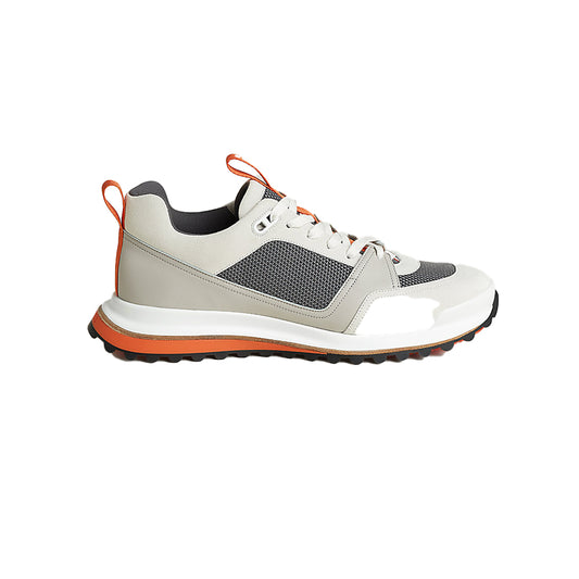 에르메스 리더 트윌 카프스킨& 스웨이드 스니커즈