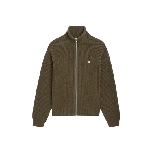 셀린느 트리옹프 트러커 집업 스웨터