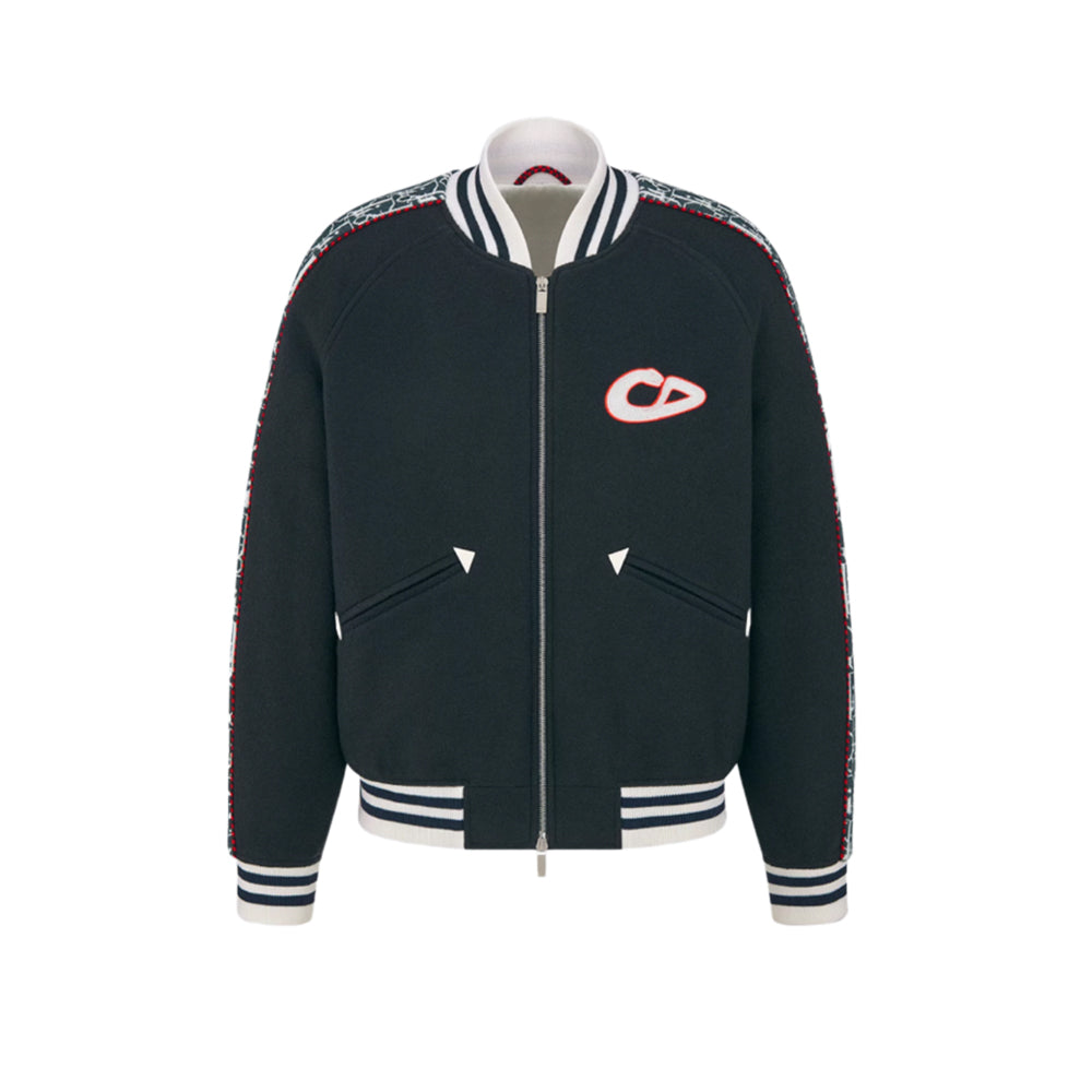 디올 X 카우스 버진 울 저지 바시티 자켓(국내배송)(당일배송)