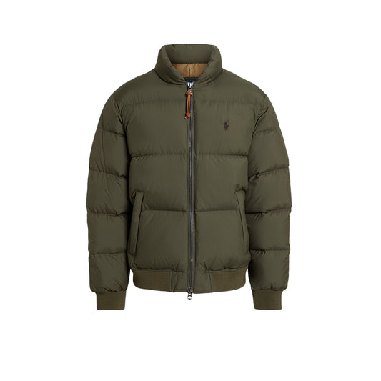 폴로 텍스쳐 립스탑 다운자켓(2COLOR)