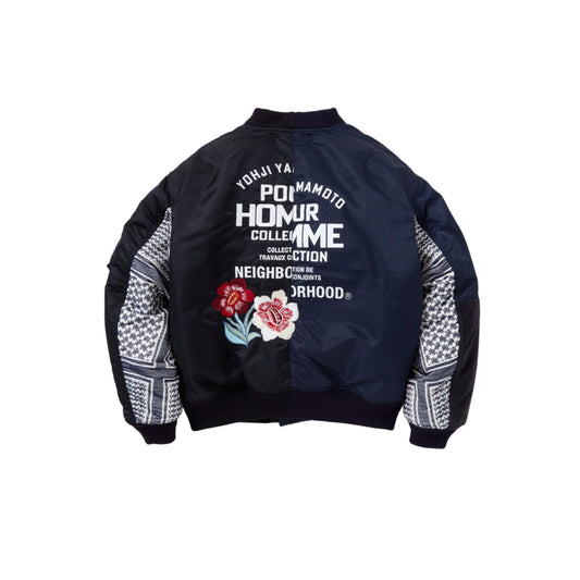 요지야마모토 X 네이버후드 봄버자켓